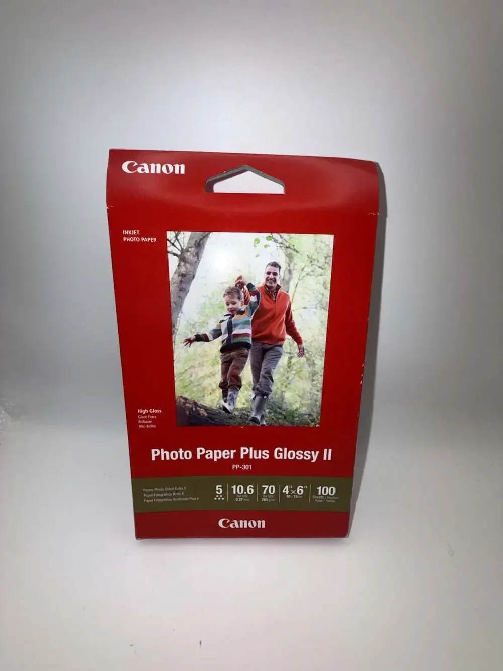 Canon Photo Paper Plus Glossy II PP-301 4x6 Inches 100 Sheets
